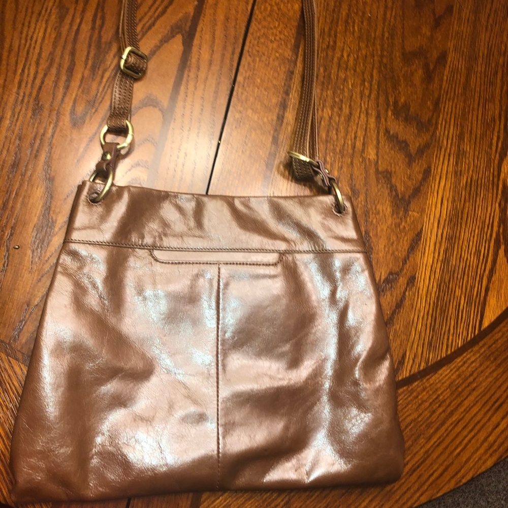 A brown leather HOBO purse!